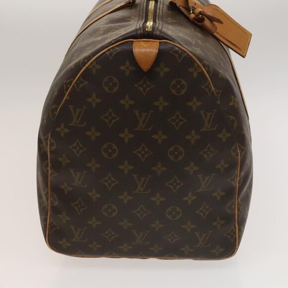 LOUIS VUITTON Monogram Keepall 55 Boston Bag M41424 LV Auth 133994 - Picture 5 of 16